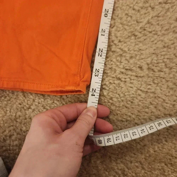 Adriano Goldschmied Stilt Crop Cigarette Jean Orange Womens 29 Straight #F176 - Picture 2 of 6